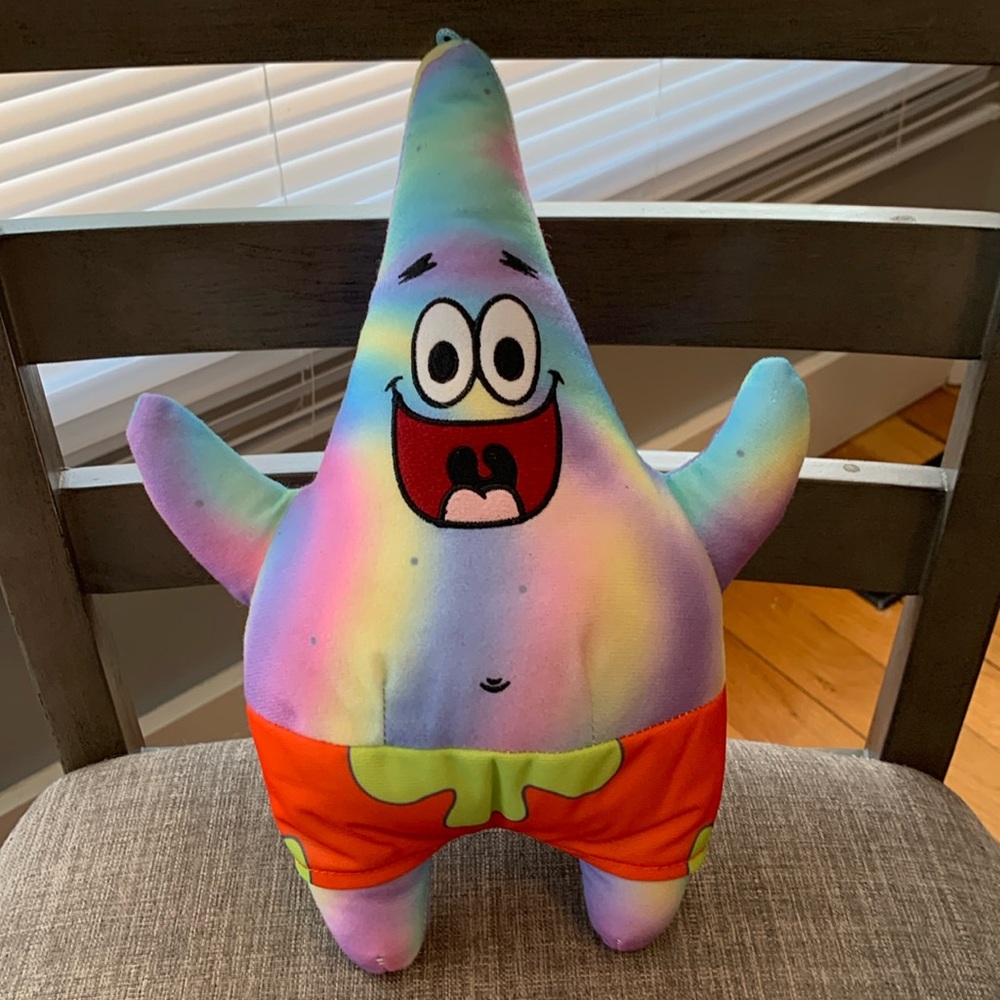 Nickelodeon SpongeBob tie dye Patrick plush